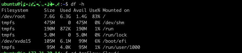 Disk Usage Check